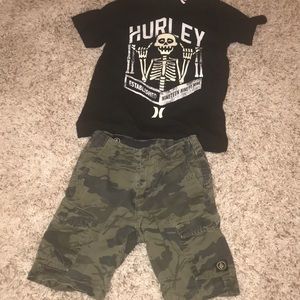 Volcom little boys size 5 shorts 💚